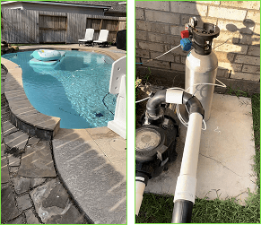 Mike’s pool with Clyr CO2 system